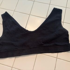 Victoria's Secret vintage women’s black bra top travel party athleisure large
